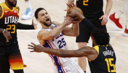 斗球体育直播在线观看-米切尔34投仅得33分 西蒙斯恐怖防守已成后卫噩梦